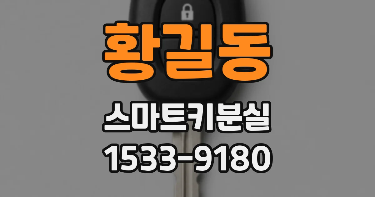 황길동 스마트키분실