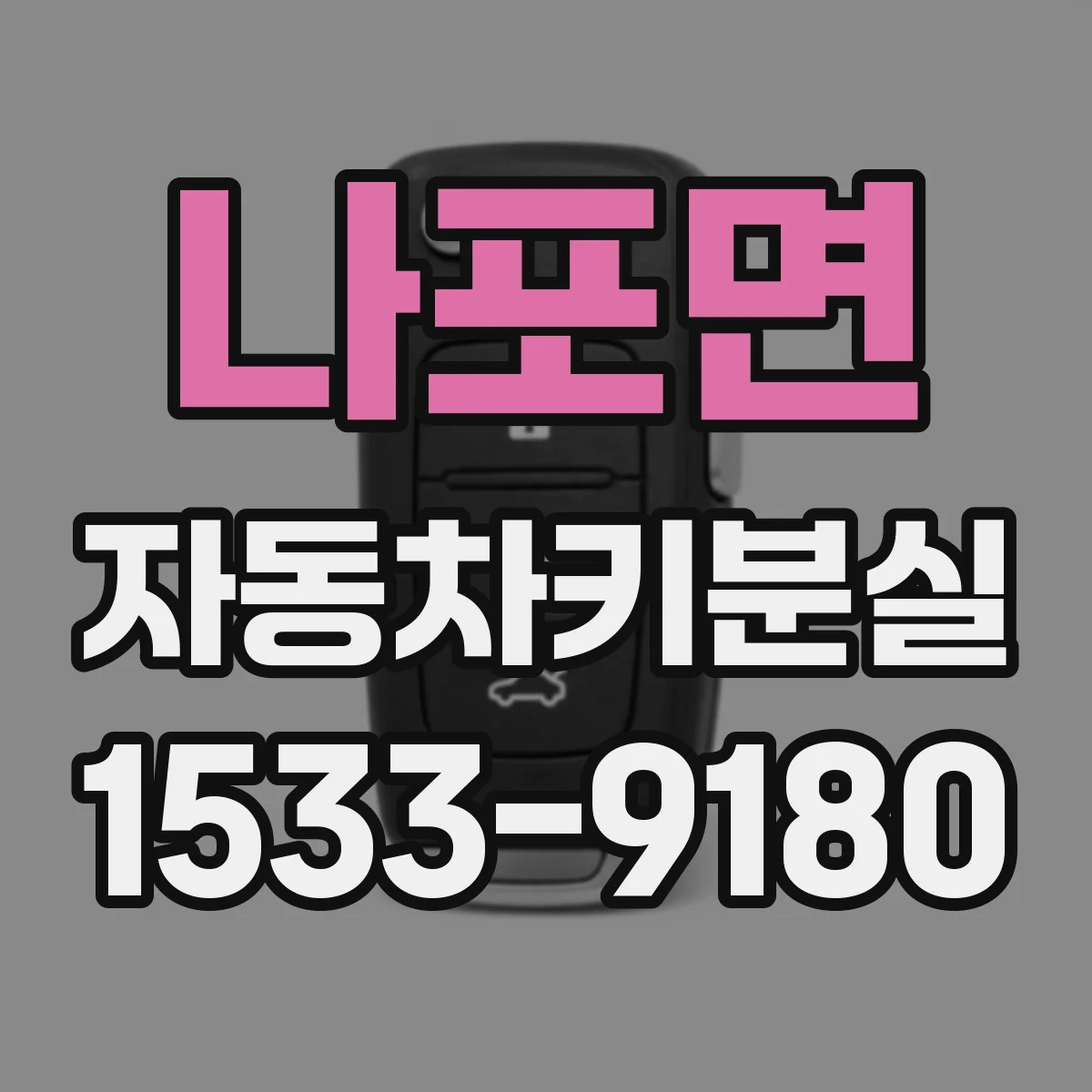 나포면 자동차키분실