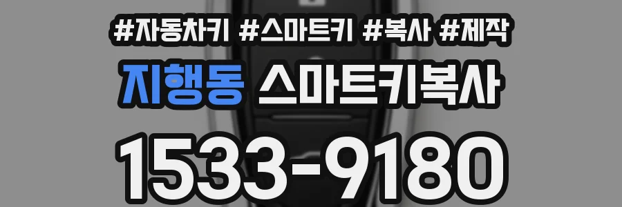 지행동 스마트키복사