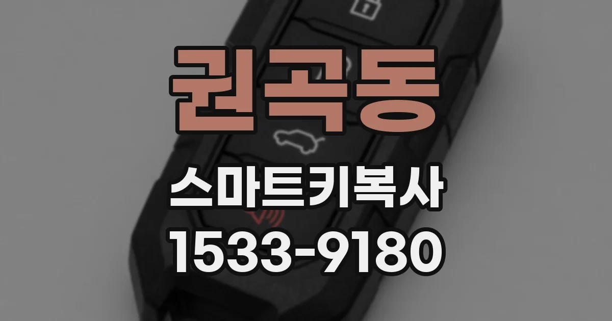 권곡동 스마트키복사