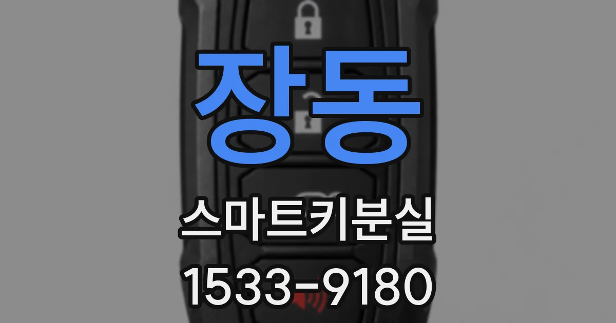 장동 스마트키분실