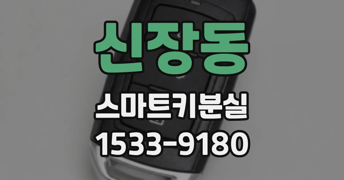 신장동 스마트키분실