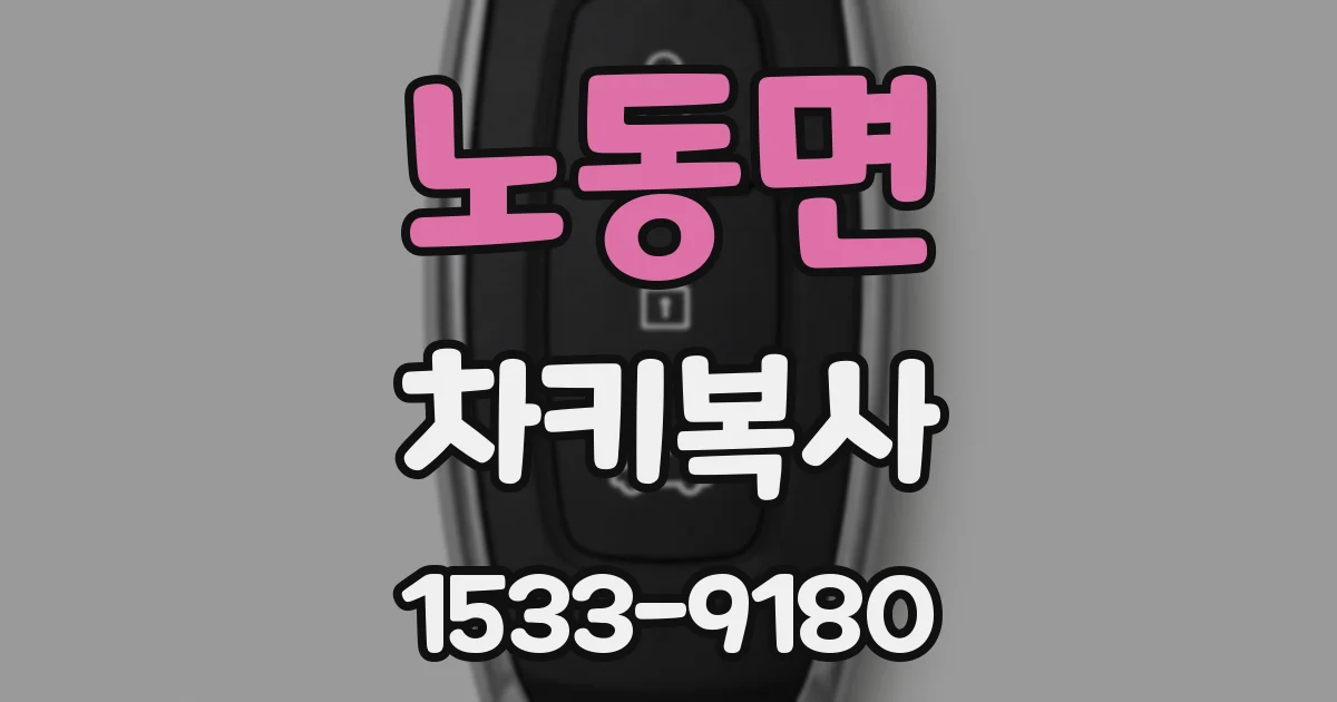 노동면 차키복사