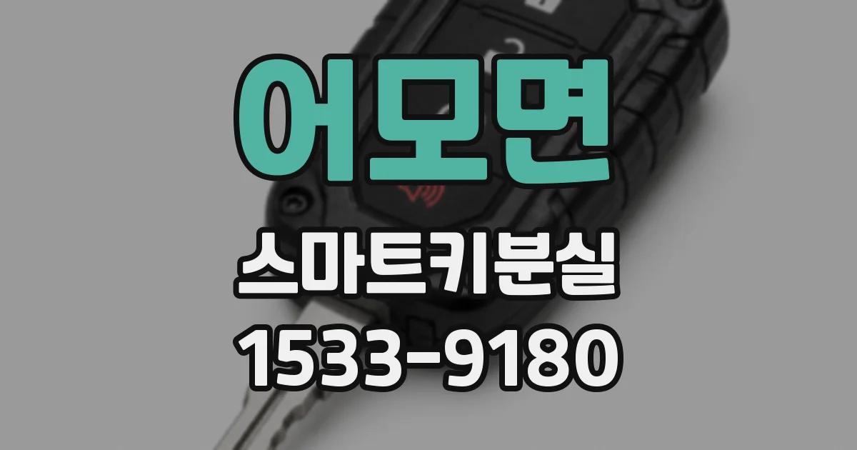 어모면 스마트키분실