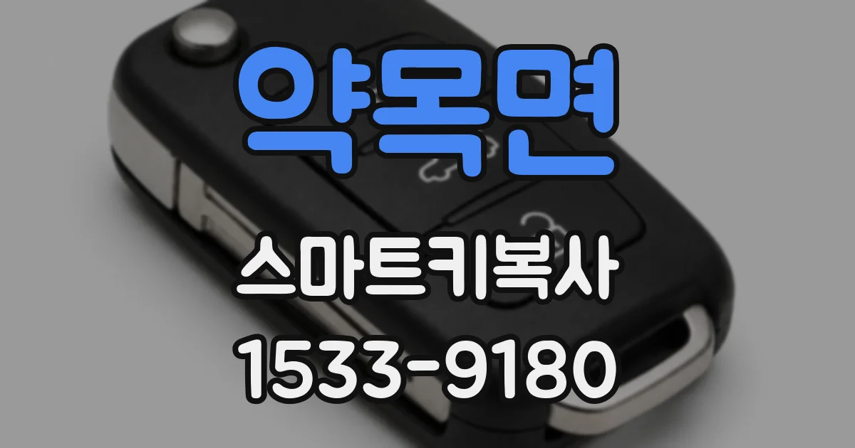 약목면 스마트키복사