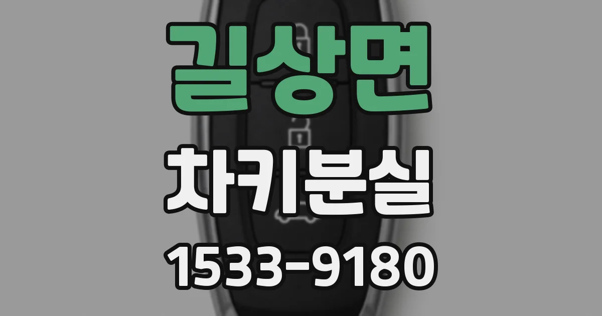 길상면 차키분실
