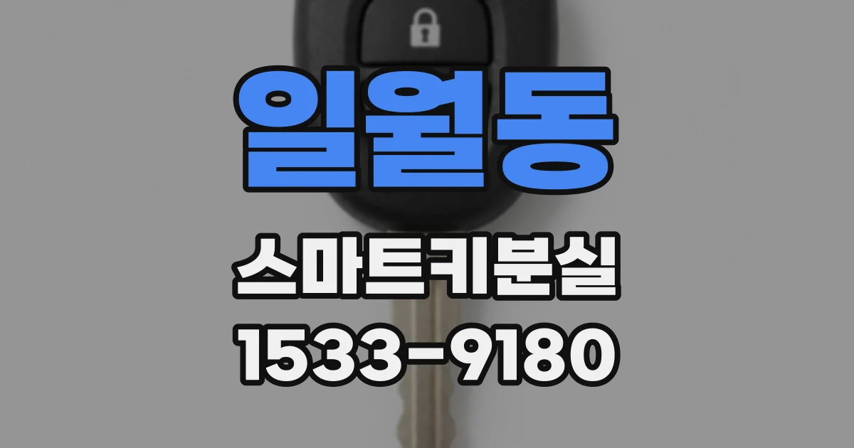 일월동 스마트키분실