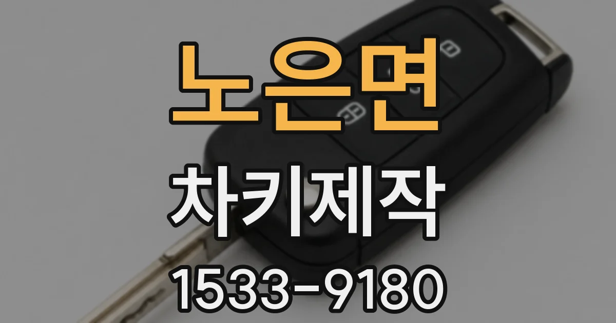 노은면 차키제작