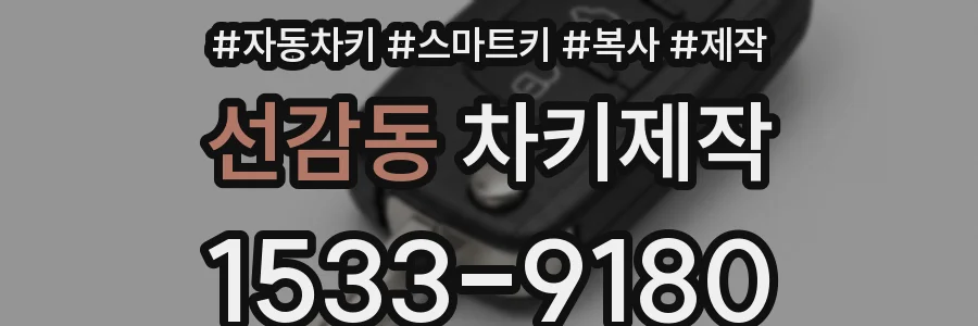 선감동 차키제작