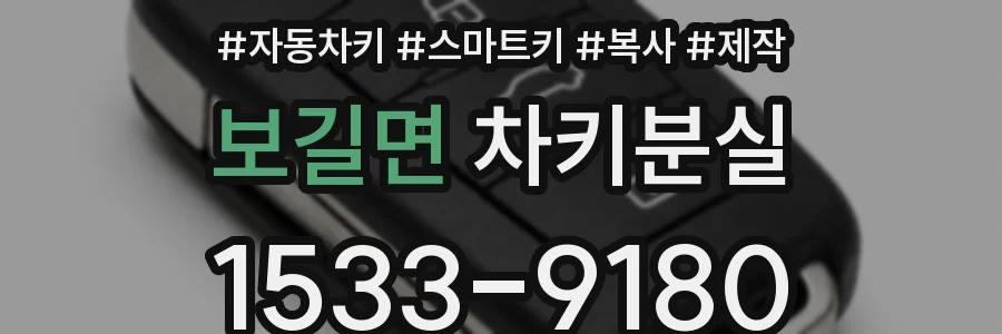 보길면 차키분실