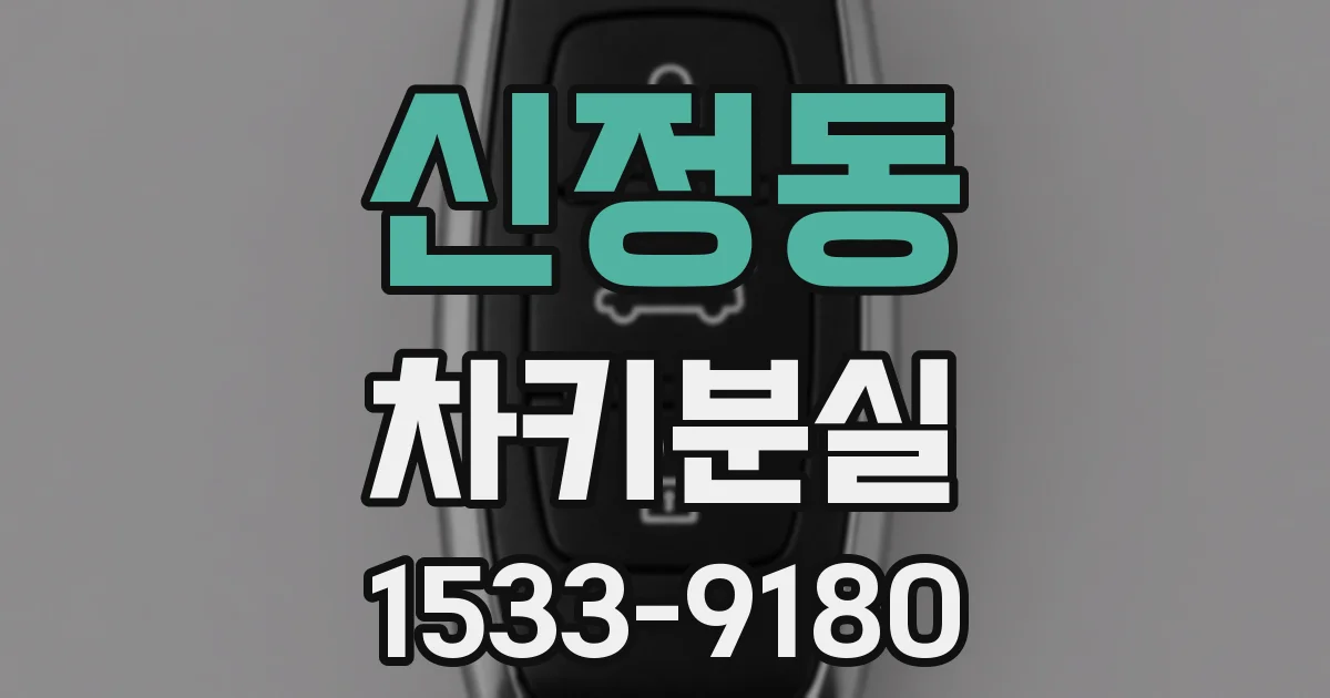 신정동 차키분실