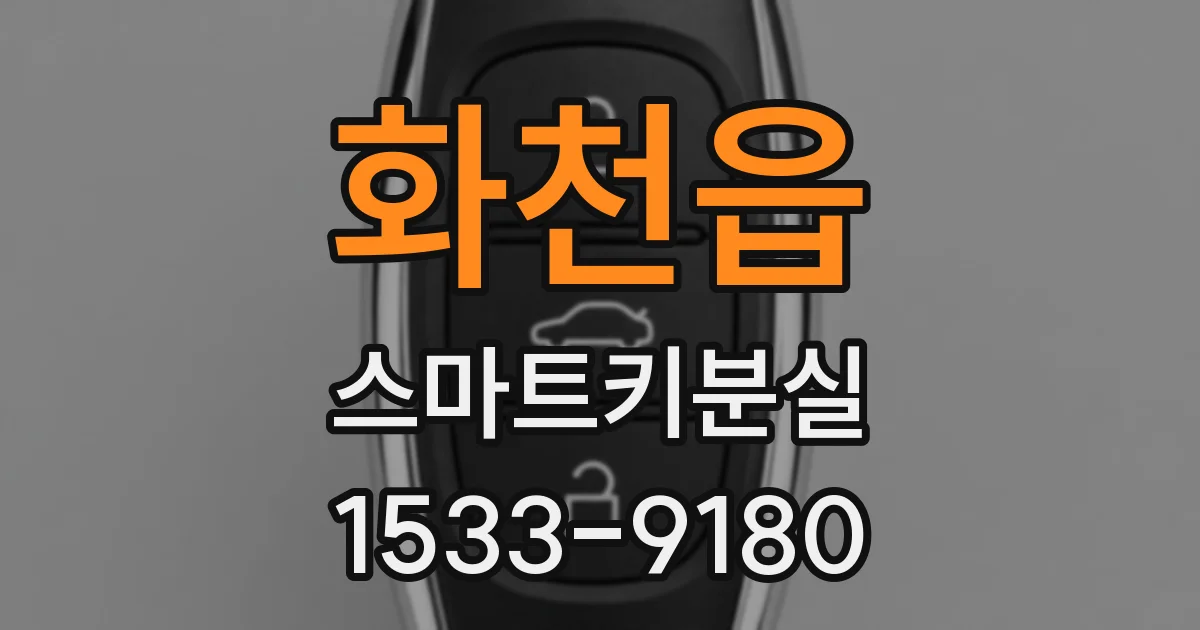 화천읍 스마트키분실