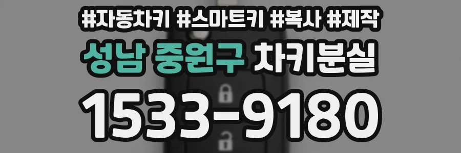 성남 중원구 차키분실