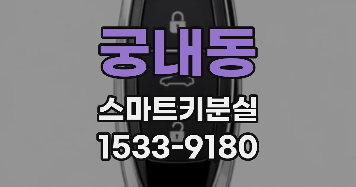 궁내동 스마트키분실