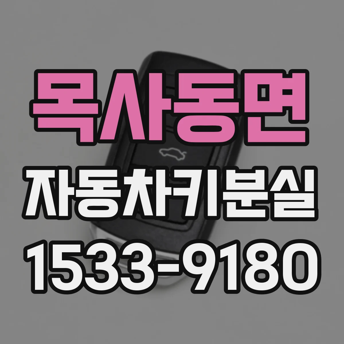 목사동면 자동차키분실