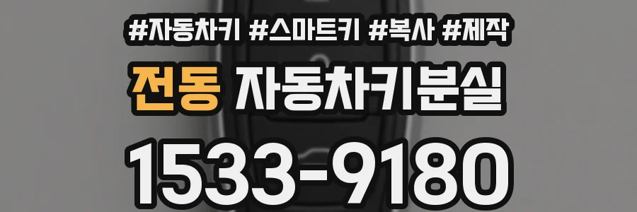 전동 자동차키분실