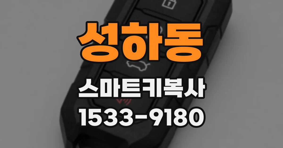 성하동 스마트키복사