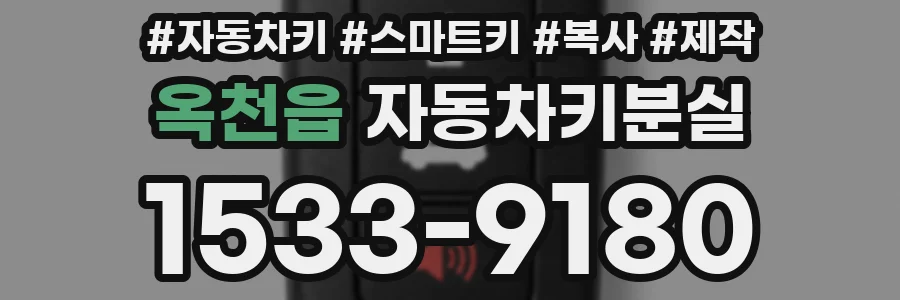 옥천읍 자동차키분실