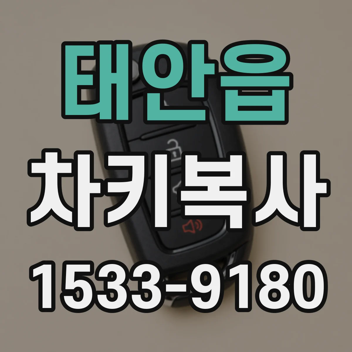 태안읍 차키복사