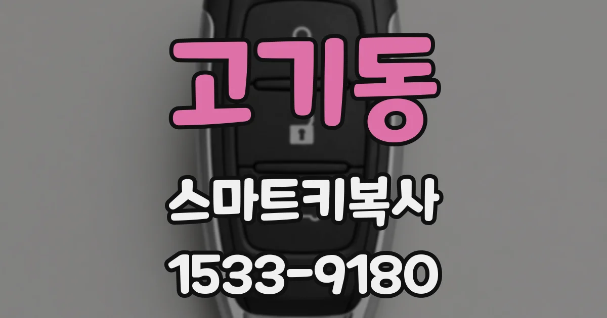 고기동 스마트키복사