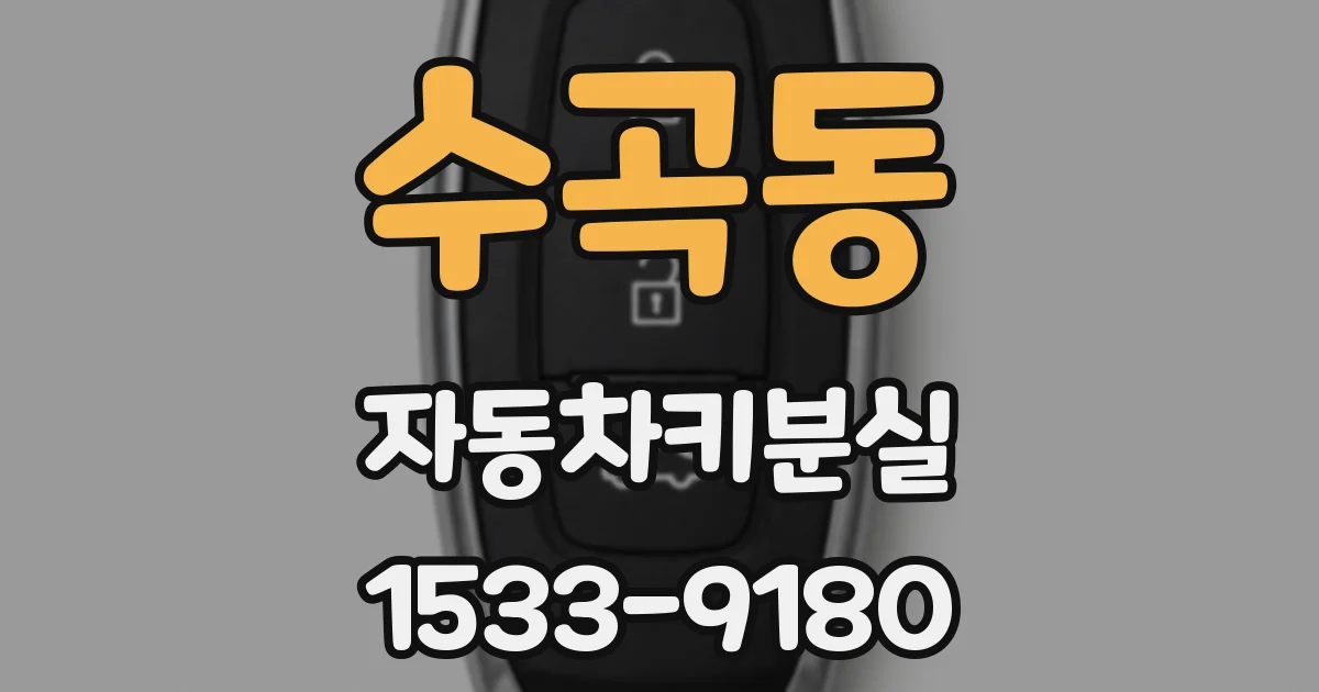 수곡동 자동차키분실
