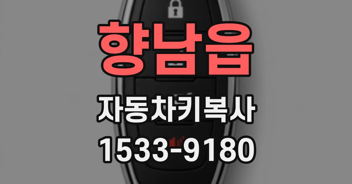 향남읍 자동차키복사