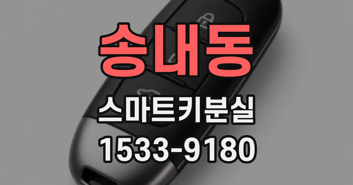 송내동 스마트키분실
