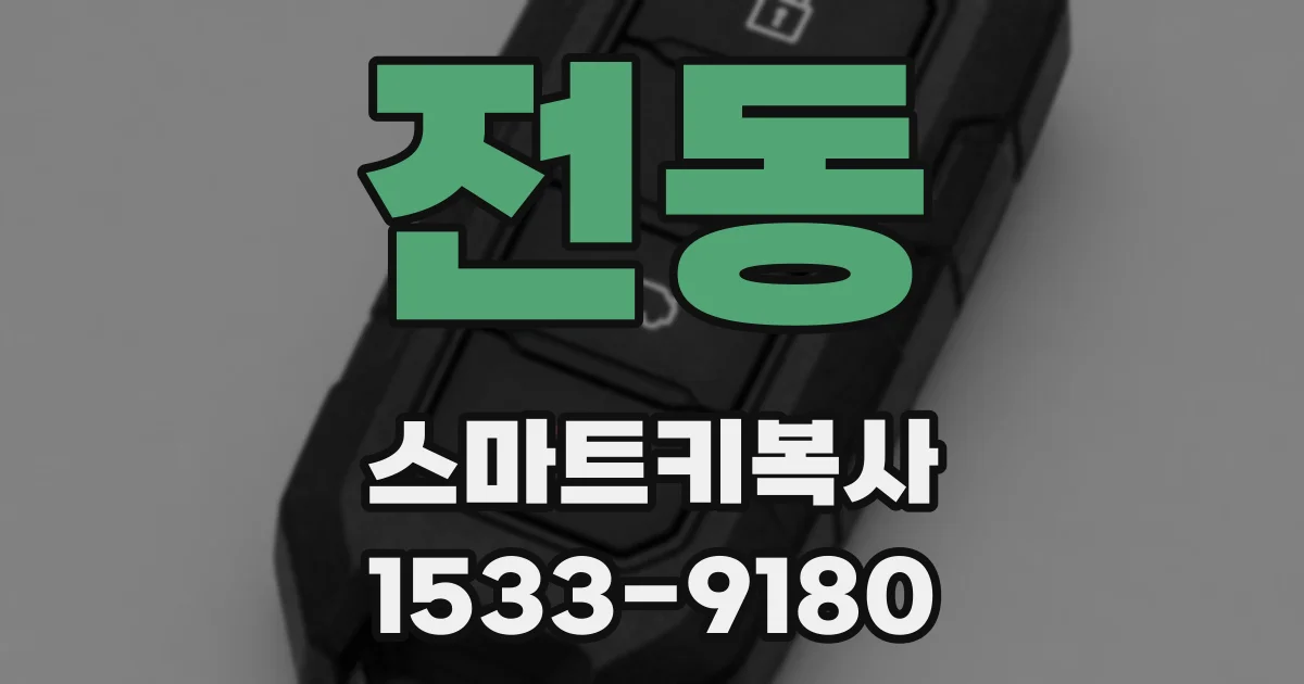 전동 스마트키복사