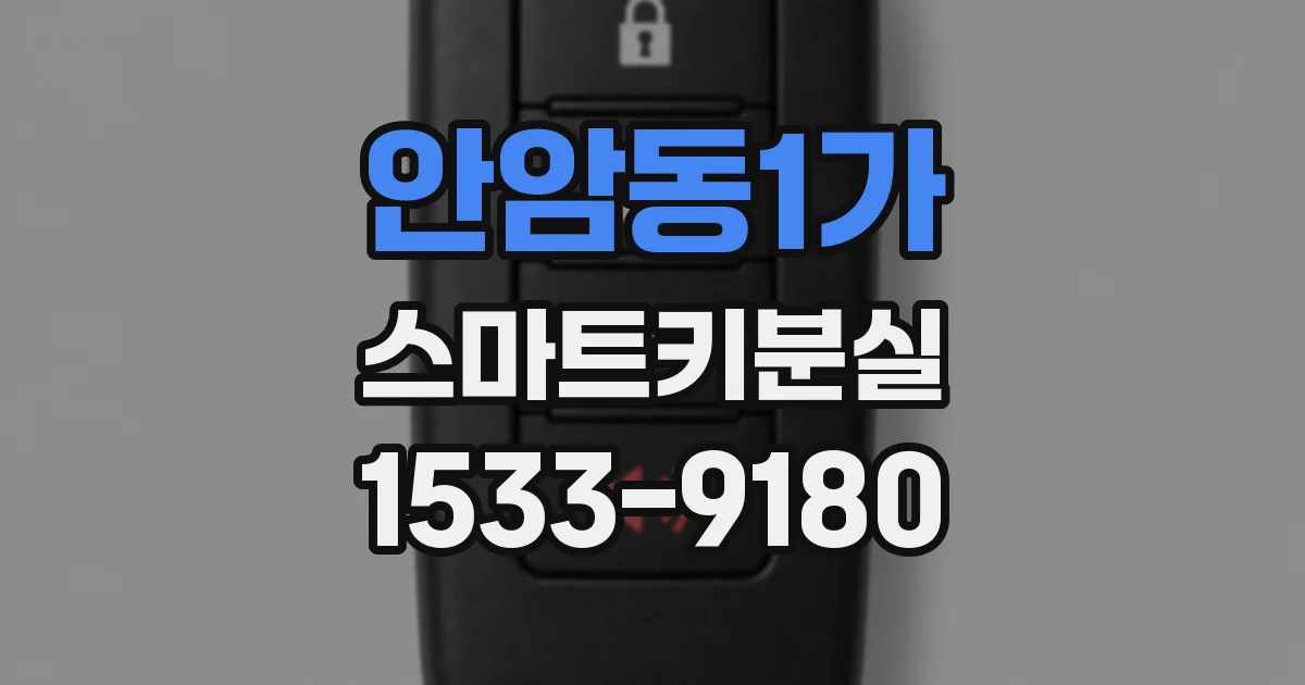 안암동1가 스마트키분실