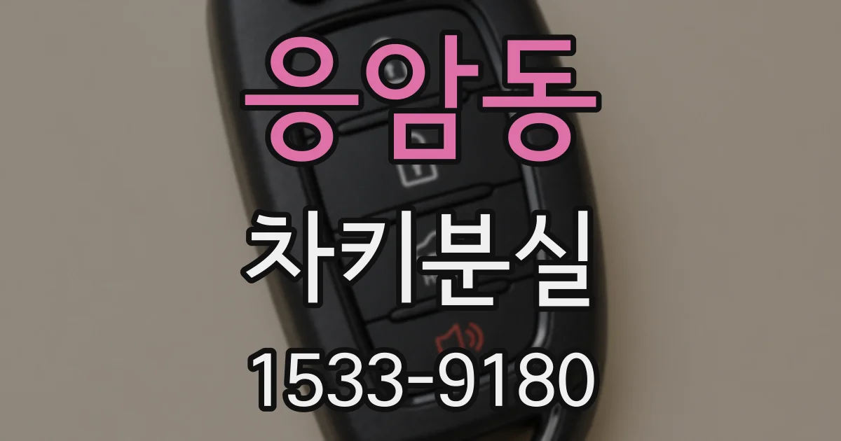 응암동 차키분실