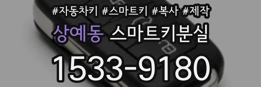 상예동 스마트키분실