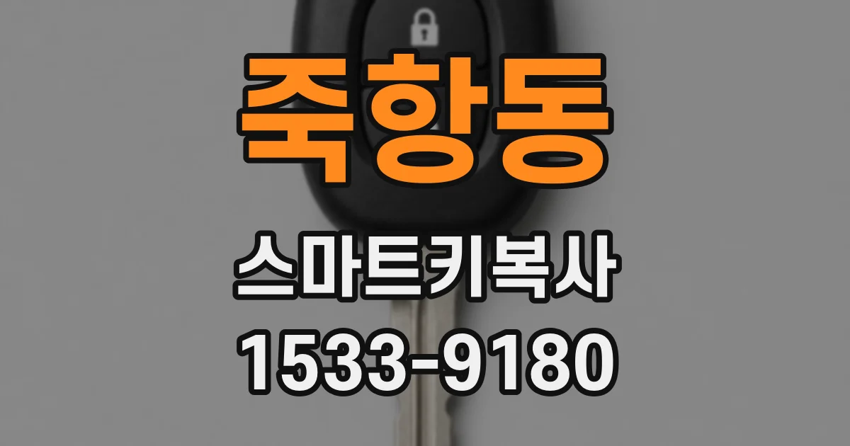 죽항동 스마트키복사