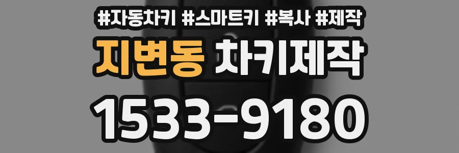 지변동 차키제작