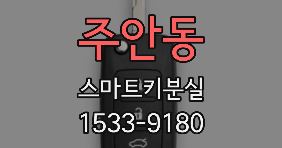 주안동 스마트키분실