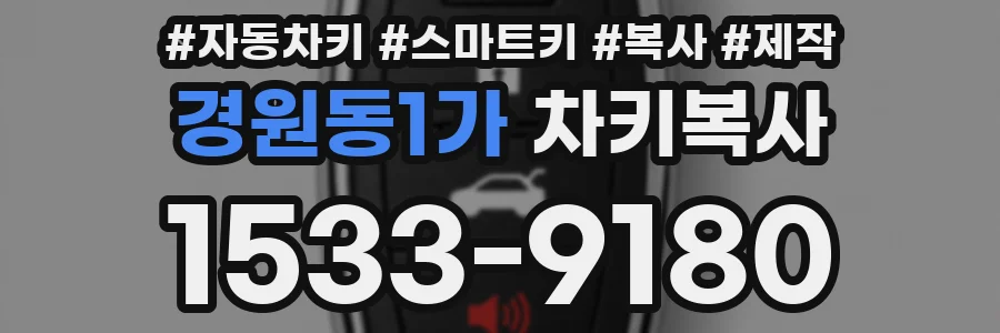 경원동1가 차키복사