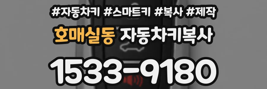 호매실동 자동차키복사