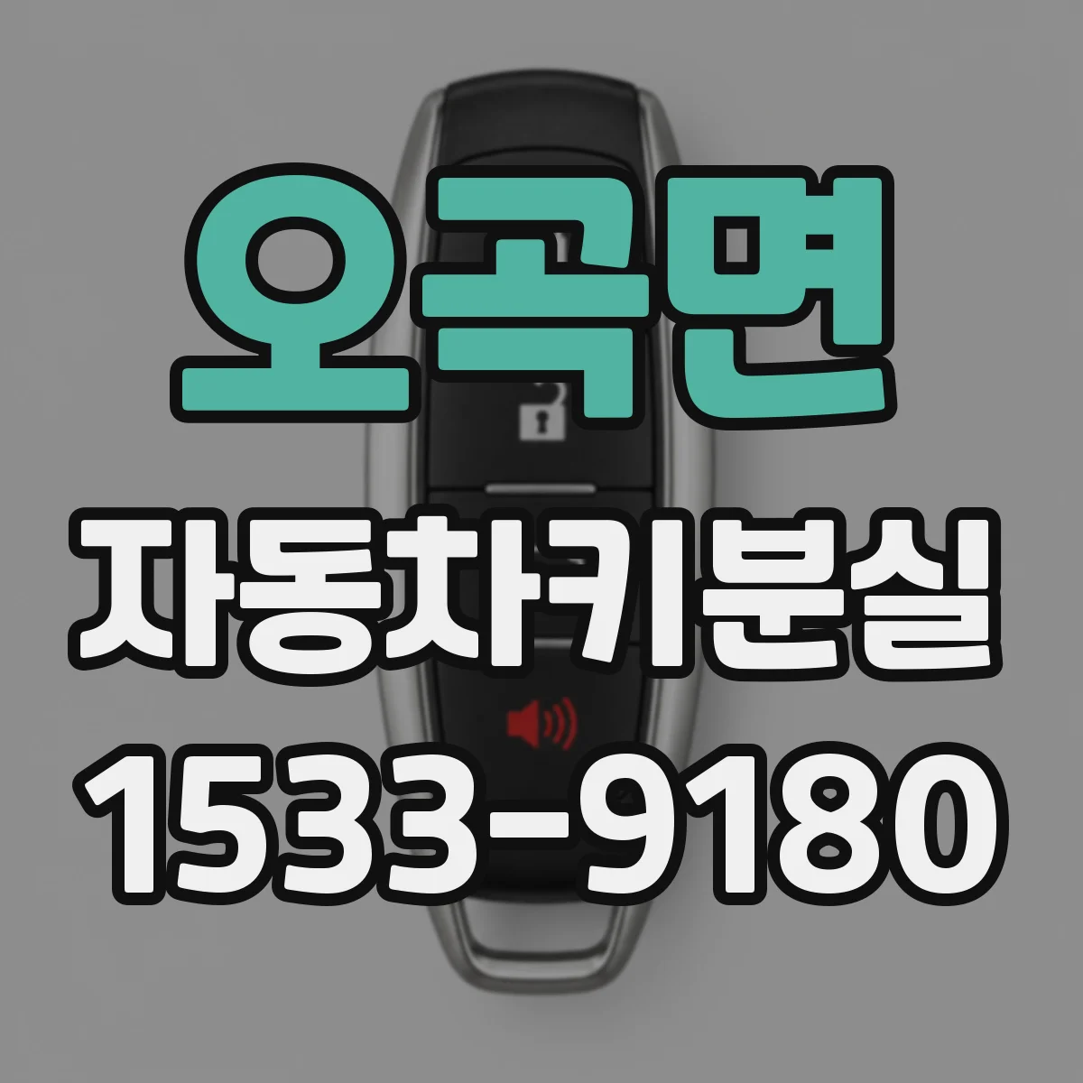 오곡면 자동차키분실