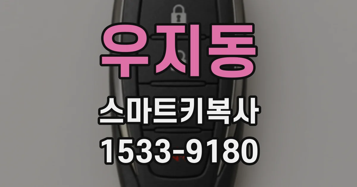 우지동 스마트키복사