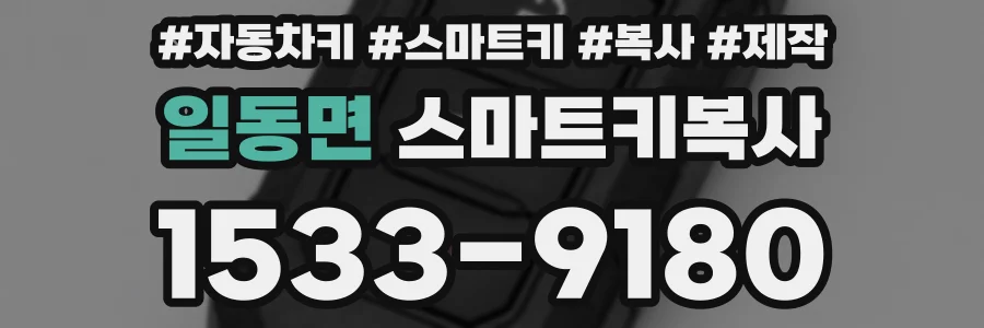 일동면 스마트키복사