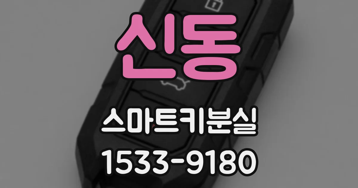 신동 스마트키분실