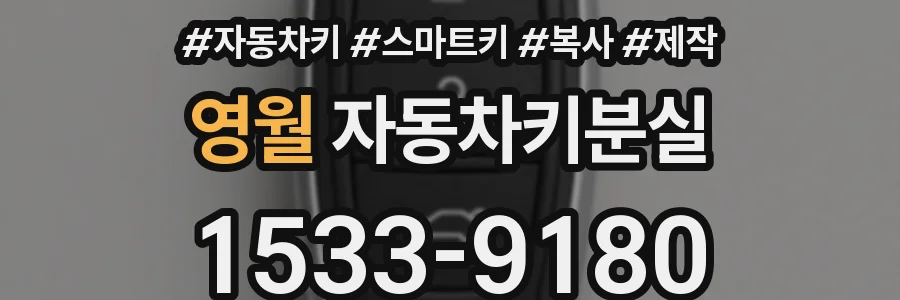 영월 자동차키분실