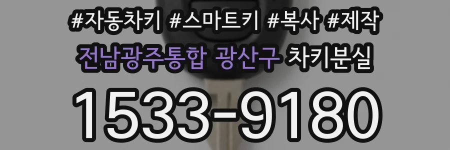 전남광주통합 광산구 차키분실
