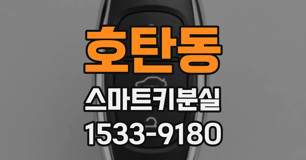 호탄동 스마트키분실