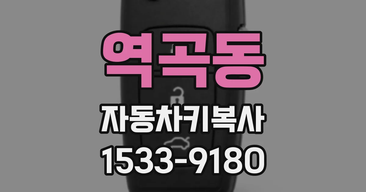 역곡동 자동차키복사