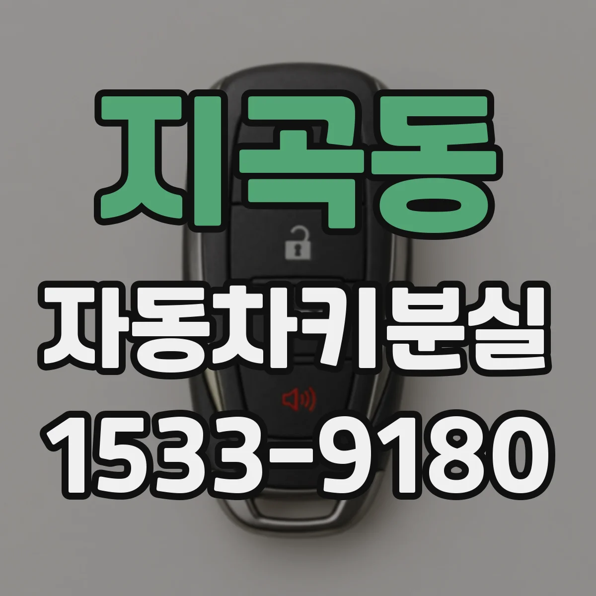 지곡동 자동차키분실