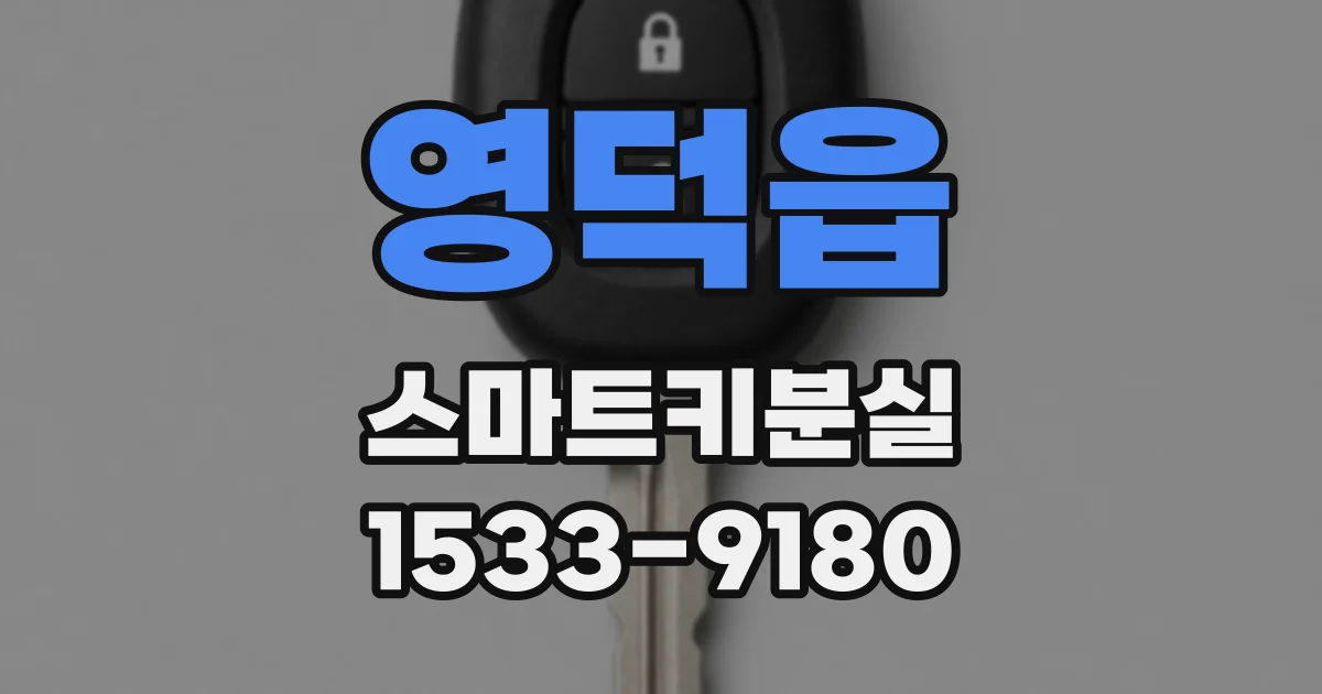 영덕읍 스마트키분실