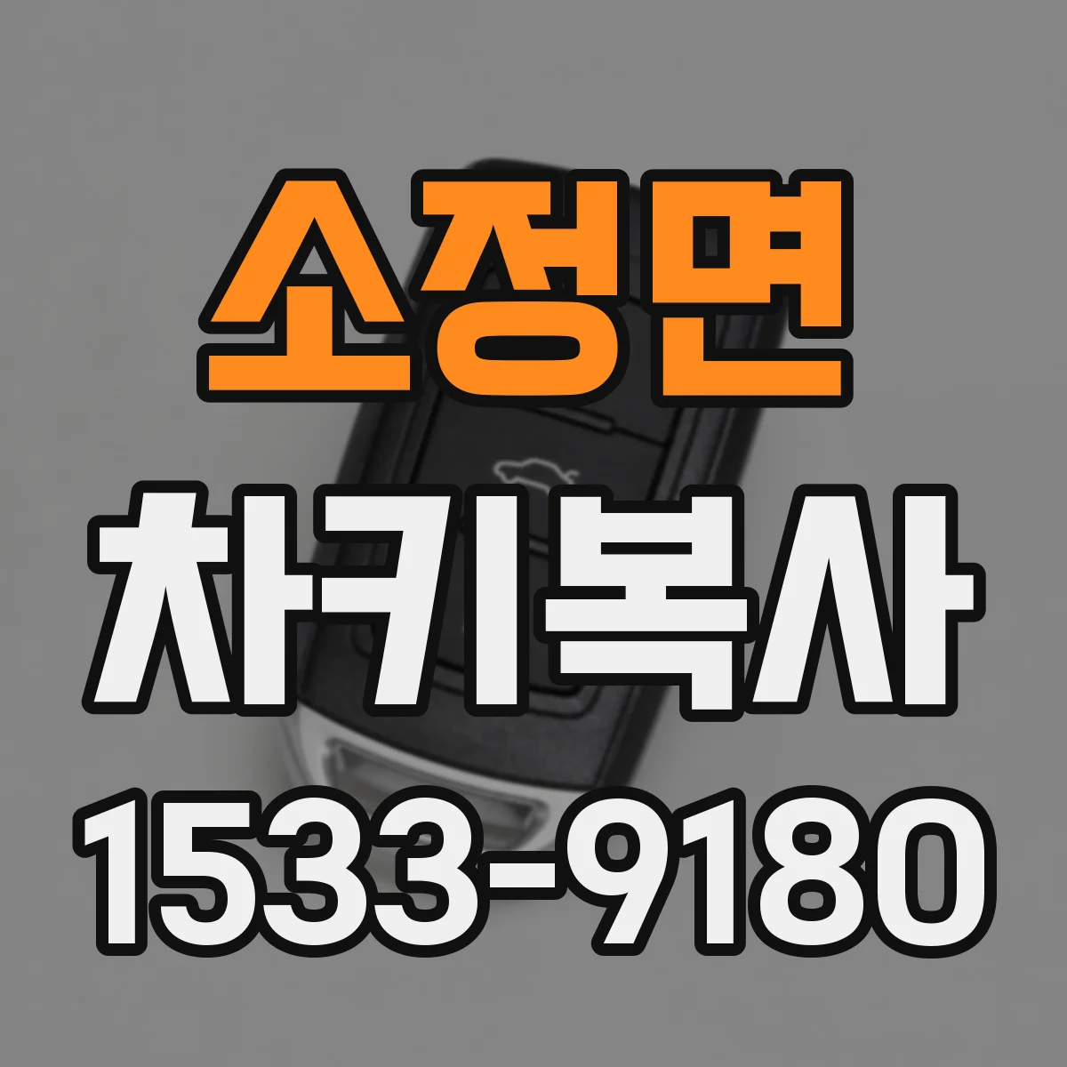 소정면 차키복사