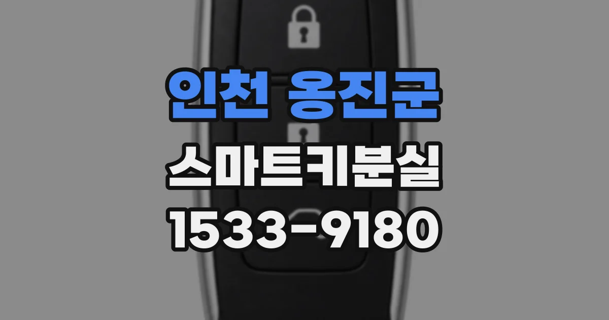 인천 옹진군 스마트키분실