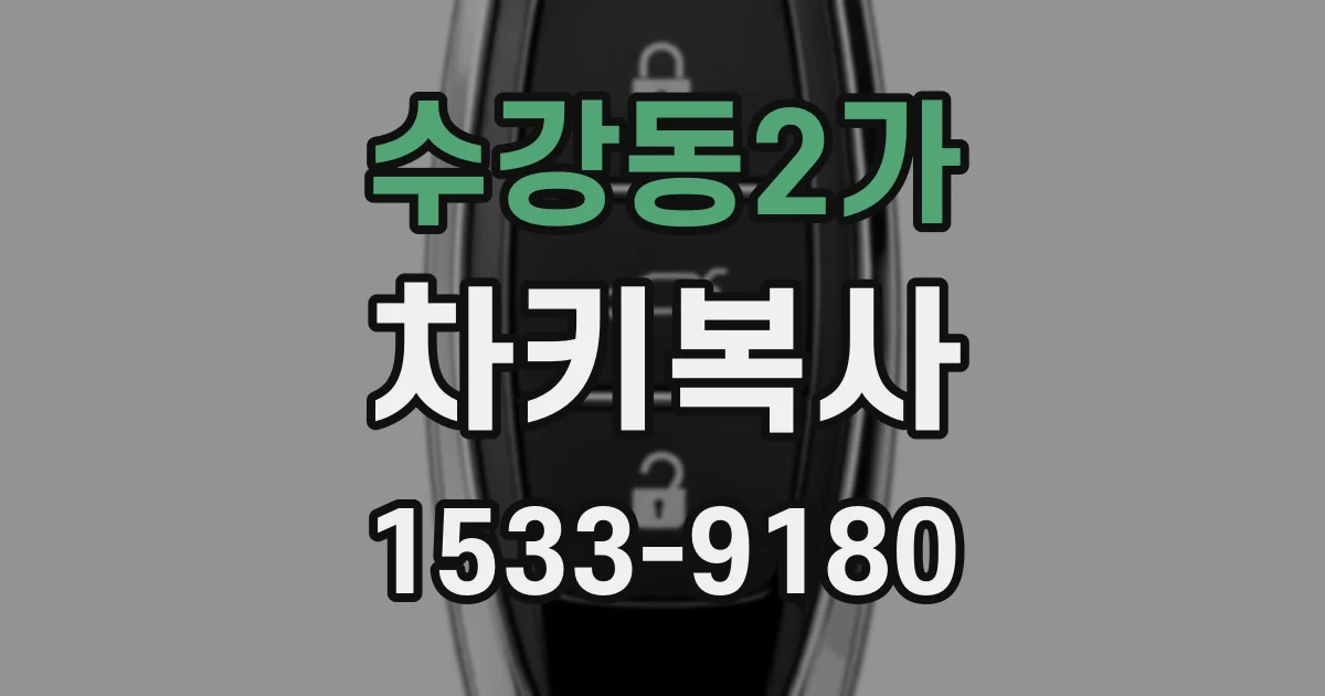 수강동2가 차키복사