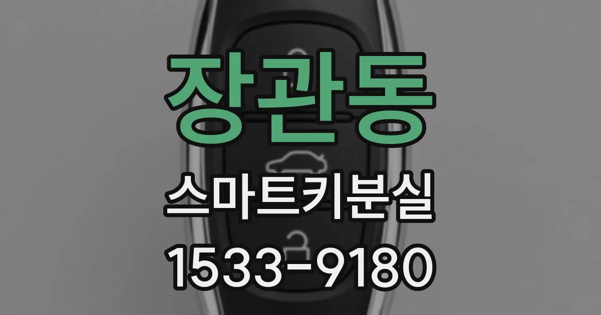 장관동 스마트키분실
